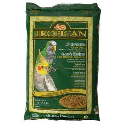 Hagen Tropican Lifetime Maintenance Food Granules for Cockatiels Size: 4.4 Pounds