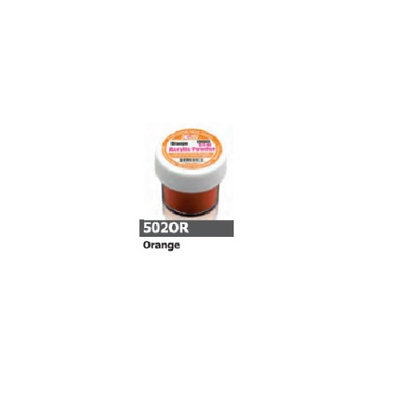 1/2 Ounce Orange Acrylic Powder by Sassi for Beautiful Nails