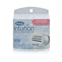 Schick Intuition, Normal to Dry Skin, Refill Cartridges, 3 Cartridges
