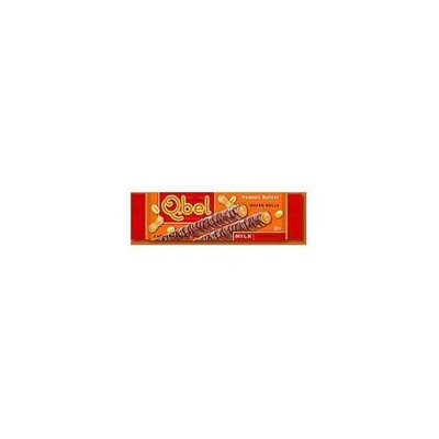Q.Bel Wafer Rolls, Milk Chocolate Peanut Butter, 0.9-Ounce (Pack of 15)