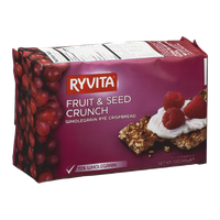 Ryvita Whole Grain Rye Crispbread Fruit & Seed Crunch