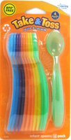 The First Years Take & Toss Infant Spoons, 12 spoons