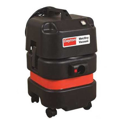 DAYTON 20X605 Wet/Dry Vacuum, 1.3 HP, 9 gal, 120V