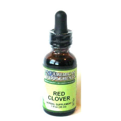 Red Clover No Chinese Ingredients American Supplements 1 oz Liquid