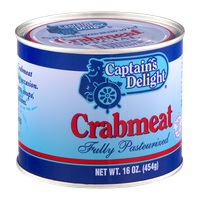 Captain's Delight Fully Pasteurized Ready to Eat Indian Special Crabmeat