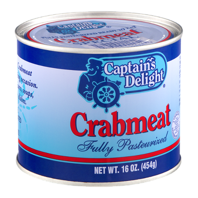 Captain's Delight Fully Pasteurized Ready to Eat Indian Special Crabmeat