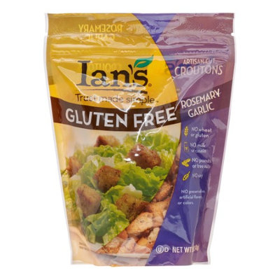 Ian's Natural Foods Gluten Free Artisan-Cut Croutons Rosemary Garlic 5 oz