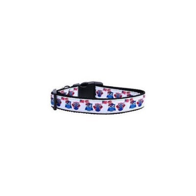 Ahi American Owls Ribbon Dog Collars Large