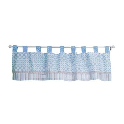 Trend Lab Logan Window Valance, Blue