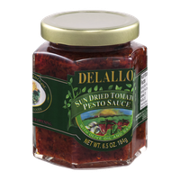Delallo Sun Dried Tomato Pesto Sauce with Olive Oil and Basil