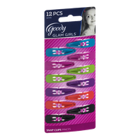 Goody Glam Girls Snap Clips - 12 CT