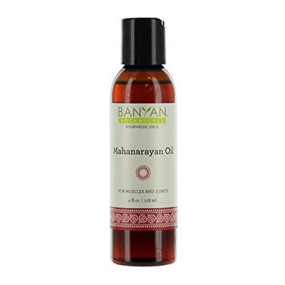 Banyan Botanicals Mahanarayan Oil - 99% Organic, 4 oz - For muscles and joints - Supports comfortable joint movement and soothes pain, stiffness and inflammation*