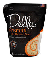 Della LT BRWN RCE, BASMATI, (Pack of 6)