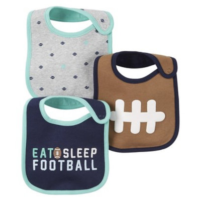 Just One You Made by Carter's Just One YouMade by Carter's Newborn Boys' 3 Pack Allstar Bib Set -