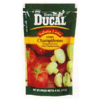 Ducal Tomatina With Mushrooms 4 oz - Tomatina Con Champinones