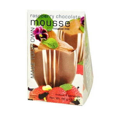 Foxy Gourmet Raspberry Chocolate Mousse Mix, 3.2-Ounce Boxes (Pack of 3)