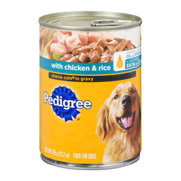 Pedigree® Chicken and Rice Choice Cuts in Gravy Dog Food