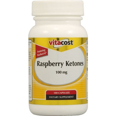 Vitacost Brand Vitacost Raspberry Ketones Featuring Razberi-K® -- 100mg - 100 Capsules (Pack of 2)
