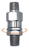 WESTWARD 21EM14 Straight Grease Swivel,1/8 In. M