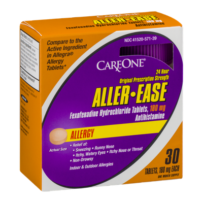 CareOne Aller-Ease Fexofenadine Hydrochloride Tablets
