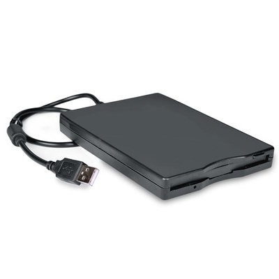 NEC External USB 2.0 1.44MB Floppy Disk Drive Slim Line-FD3238H-Black