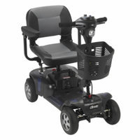 Drive Medical Phoenix 4 Wheel Heavy Duty Scooter, Red, Blue, 17.5 Inch Folding Seat, 1 ea