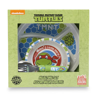 Nickelodeon Teenage Mutant Ninja Turtles 4 Piece Dining Set - ZAK DESIGNS, INC./INFANT DIVISION