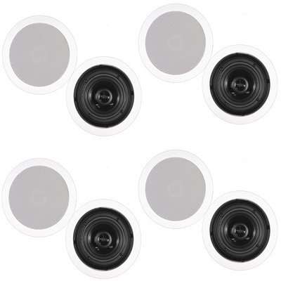 Theater Solutions 4CS4C In-Ceiling Surround Home Theater Surround (Pack of 4 Pairs)
