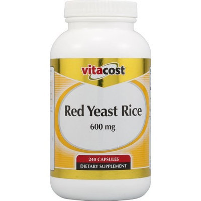 Vitacost Brand Vitacost Red Yeast Rice -- 600 mg - 240 Capsules