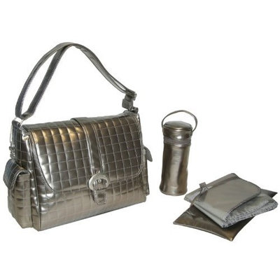 Kalencom Monique Buckle Bag, Silver