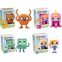 Funko Pop! Adventure Time TV Vinyl Collectors Set: Jake, Princess Bubblegum, BMO, Fionna