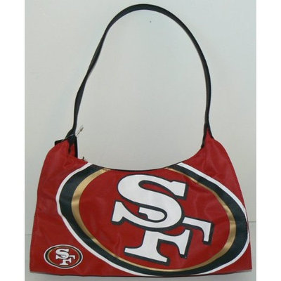 NFL Officially Licensed San Francisco 49ers Hyper Logo Hobo Style Purse Handbag