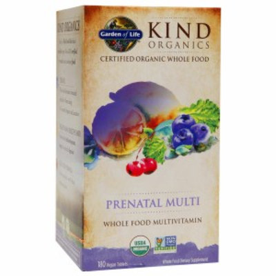 Garden of Life KIND Organics Prenatal Multi, Vegan Tablets, 180 ea