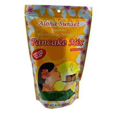 Aloha Sunset Foods Banana Macadamia Nut Pancake Mix From Hawaii