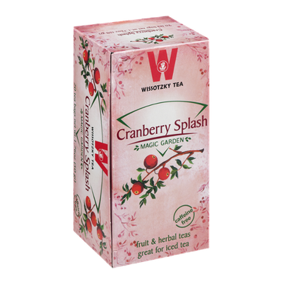 Wissotzky Tea Bags Magic Garden Cranberry Splash - 20 CT
