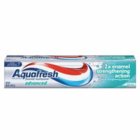 Aquafresh Advanced 2X Enamel Strengthening Action Fluoride Toothpaste