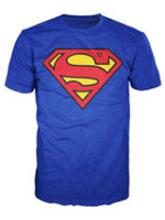 Bio World Merchandising Basic Superman Shield Mens Tee - Medium