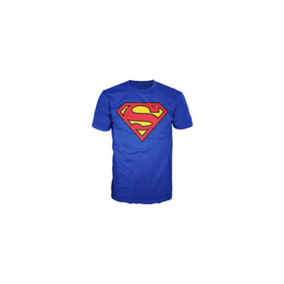 Bio World Merchandising Basic Superman Shield Mens Tee - Medium