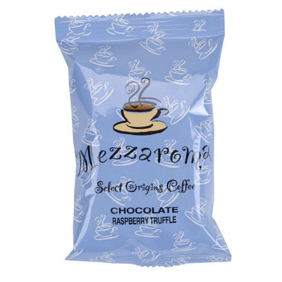 Ellis Coffee Ellis Mezzaroma Chocolate Raspberry Truffle Ground Coffee 24 - 2.5 oz. Packs / Case