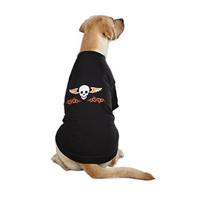 Casual Canine Ruff n' Tuff Dog Tee Apparel in Black