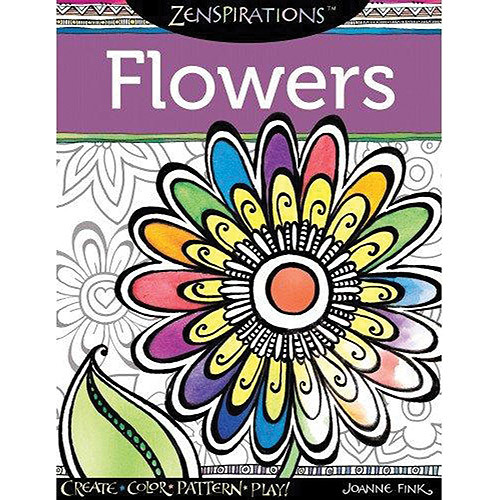 Design Originals Zenspirations Adult Coloring Book, Flowers