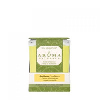 Aroma Naturals 828855 Soy Candle Amber Yellow Large Glass