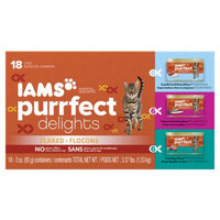 Iams™ Purrfect Delights™ Tempt Me Tuna & Mackerel, Packed with Sardines Cat Food