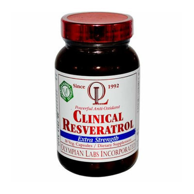 Olympian Labs Clinical Resveratrol Extra Strength 30 Vcaps