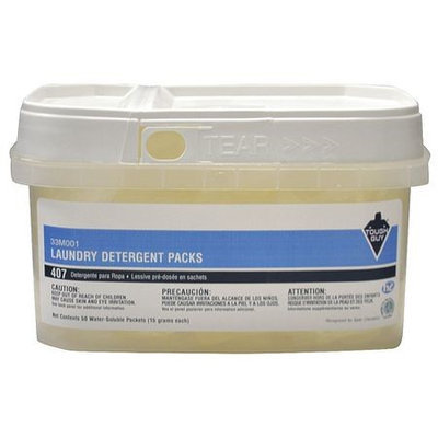 TOUGH GUY 33M001 HE Laundry Detergent, Soluable Pouch, PK50