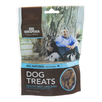 Dog Whisperer with Cesar Millan Dog Treats Healthy Beef Lung Bites