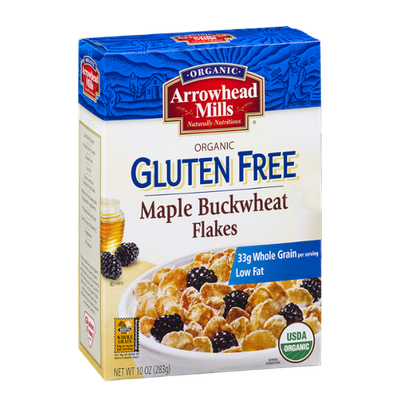Arrowhead Mills Organic Maple Buckwheat Flakes Gluten Free