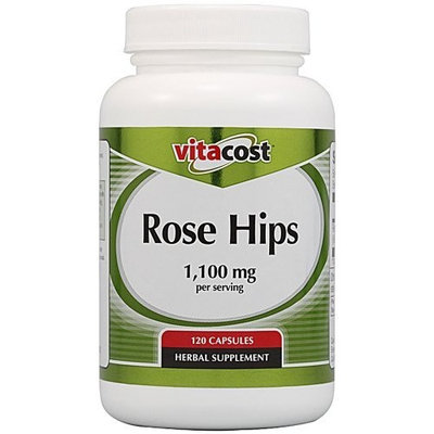 Vitacost Brand Vitacost Rose Hips -- 1,100 mg per serving- 120 Capsules