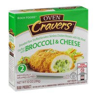 Oven Cravers Chicken Breasts Stuffed with Broccoli & Cheese - 2 CT