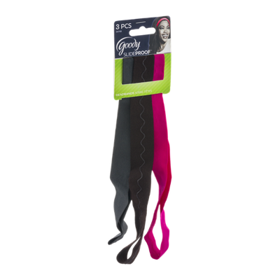 Goody Slide Proof Headbands - 3 CT